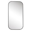 Taft Black Mirror, by Uttermost, 21" width x 41" height x 0.75" depth thumbnail 1