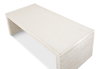 Stacked Cocktail Table  Antique White, by Sarreid, 2'2" length x 4'7" width x 1'6" height thumbnail 6