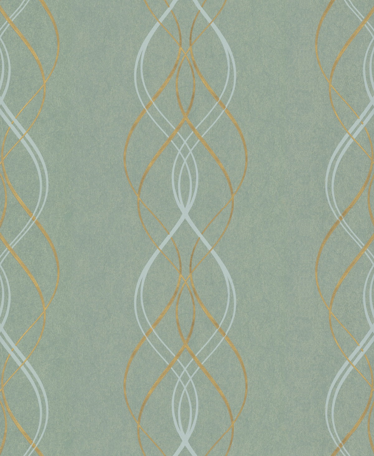 Aurora Blue & Gold Wallpaper, by York Wall, 32'9.6" length x 1'8.8" width x 0.02" depth View 1
