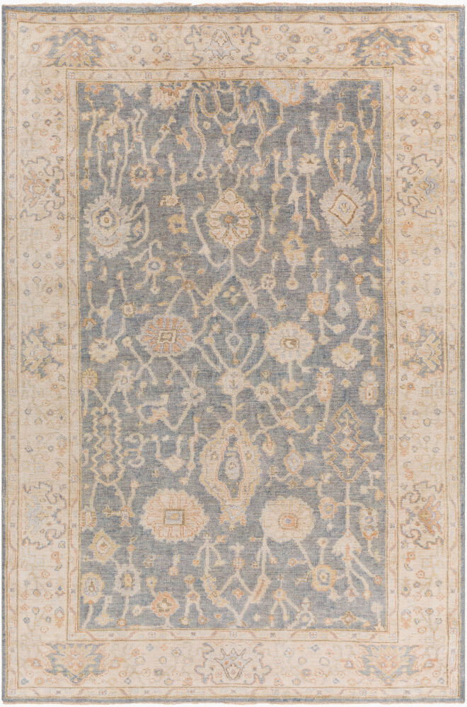 Normandy Handmade Rug, by Surya, 9' length x 6' width