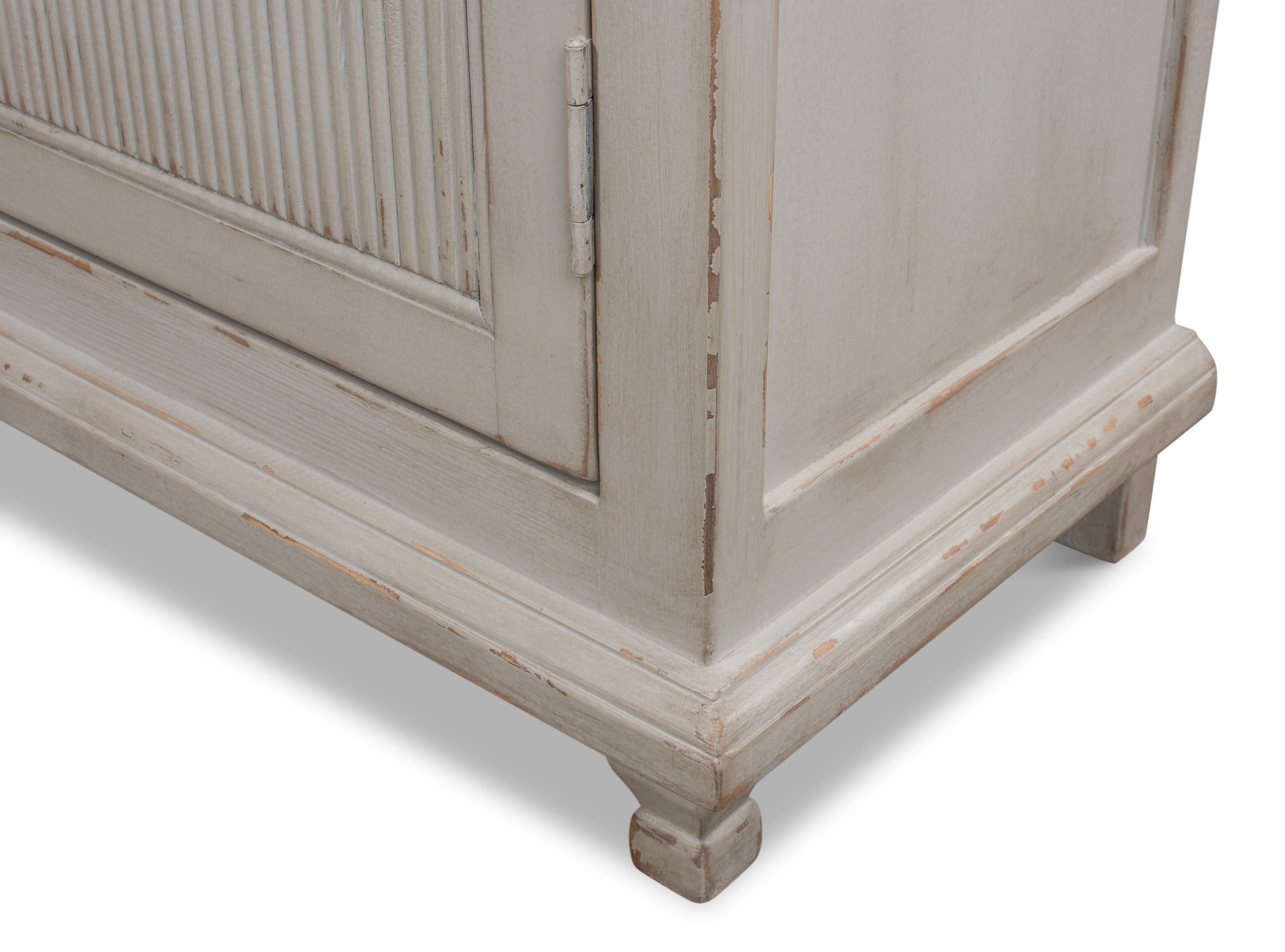 Harper Glass Front Bookcase, Shelving & Bookcase by Sarreid, 97" length x 15" width View 6