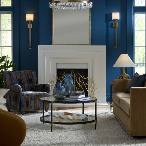 Lainey Upholstered Ikat Armchair