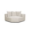 Warner Oatmeal 3 Piece Sofa Set with Corner Piece thumbnail 3