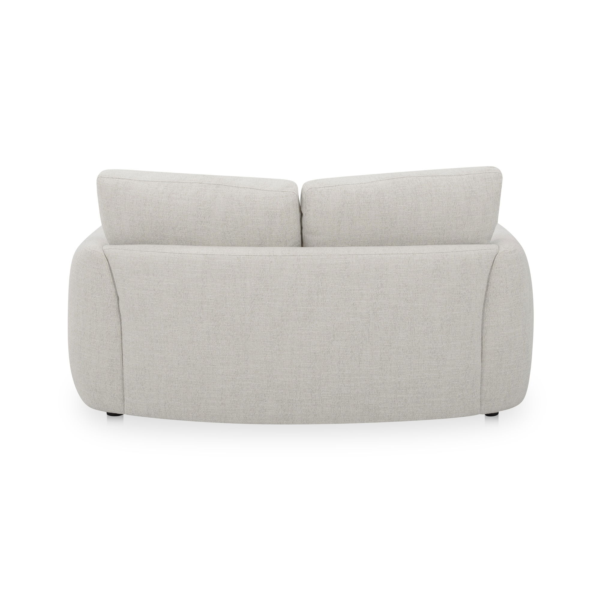 Callie Sofa 68 In. Flecked Oat, Sofas & Sectional by Moe's Home, 68" width x 35.4" height x 39.4" depth View 4