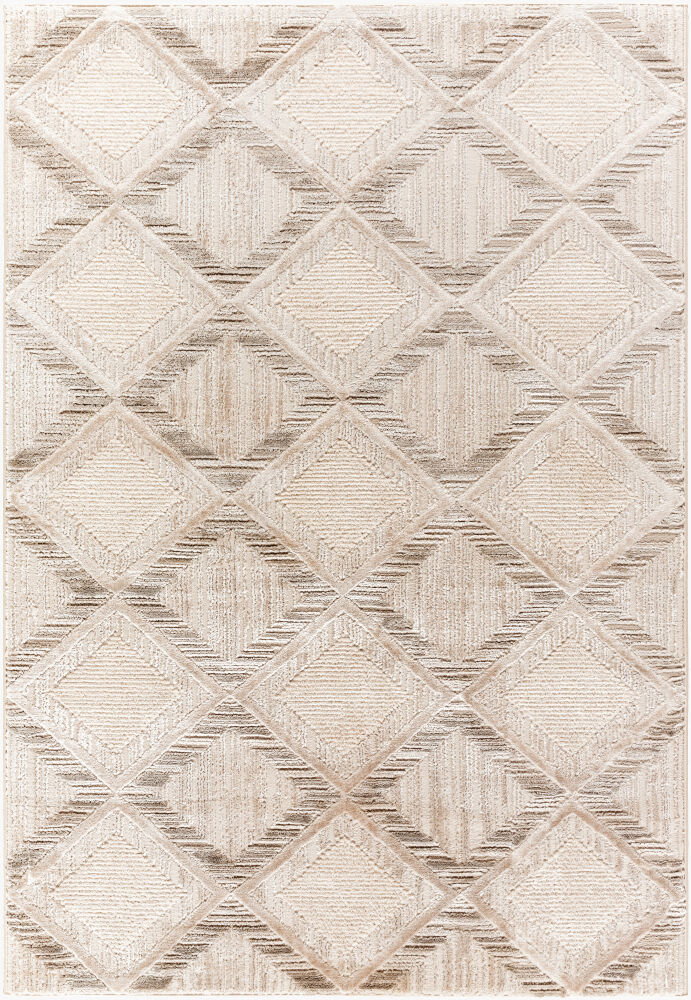 Wolly Machine Woven Rug, by Surya, 1'3.75" length x 1'3.75" width