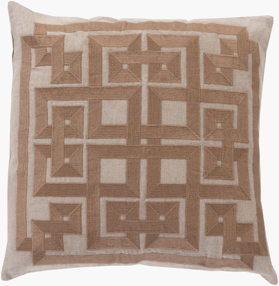 Gramercy Accent Pillow, Decorative Pillow by Surya, 18" length x 18" width