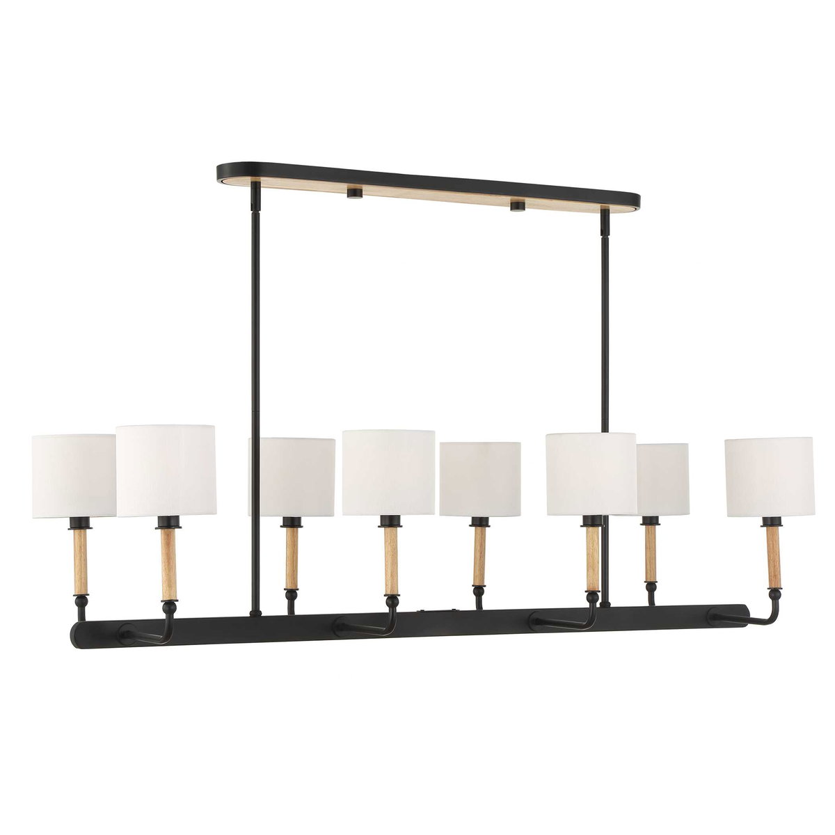 Franconia 8 Light Pendant, by Uttermost, 48" width x 12.5" height x 14" depth View 5
