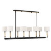 Franconia 8 Light Pendant, by Uttermost, 48" width x 12.5" height x 14" depth thumbnail 5