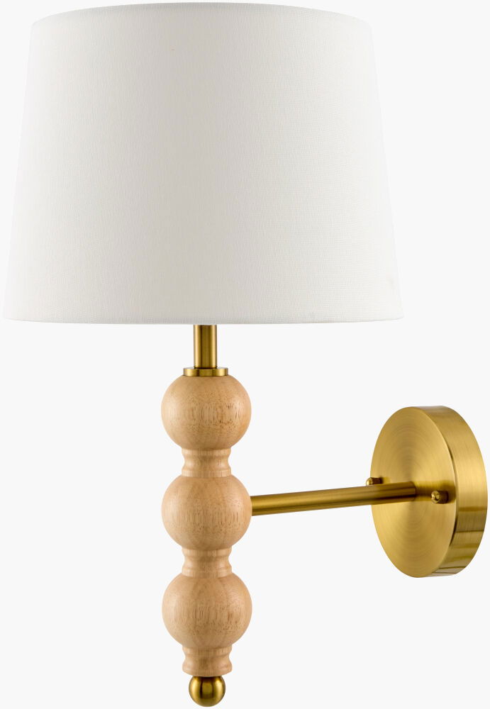 Wiluna Wall Sconce, by Surya, 12" length x 10" width x 17" height