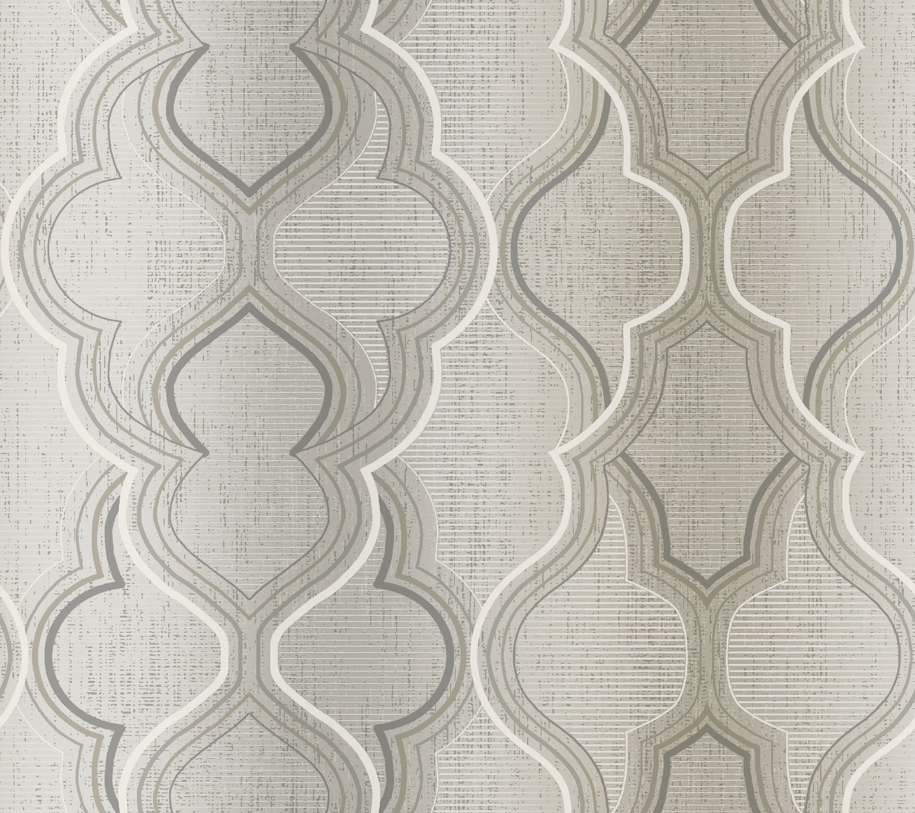 Ombre Damask Neutral Wallpaper large image 