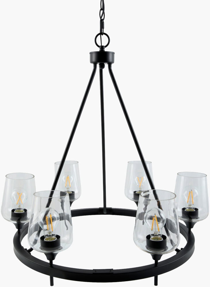 Yueva Chandelier, by Surya, 28" length x 28" width x 29" height