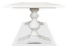 Lionisio Trestle Table  Cortina White, by Sarreid, 3'5" length x 7' width x 2'6" height thumbnail 6