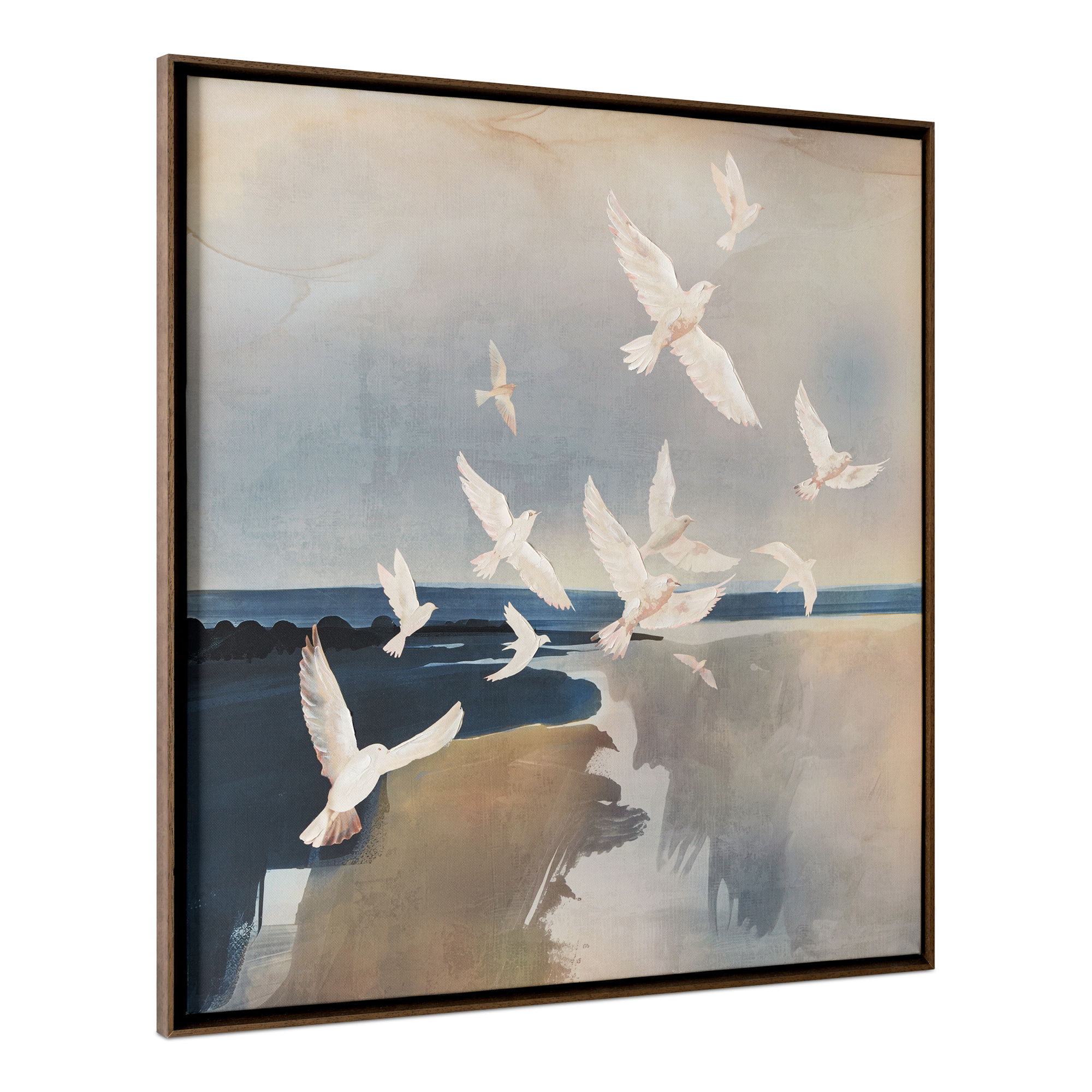 Flock Framed Painting large image 