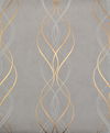 Aurora Grey & Gold Wallpaper thumbnail 0