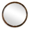 Auger Amber Glass Round Mirror 0 Auger Amber Glass Round Mirror thumbnail 0