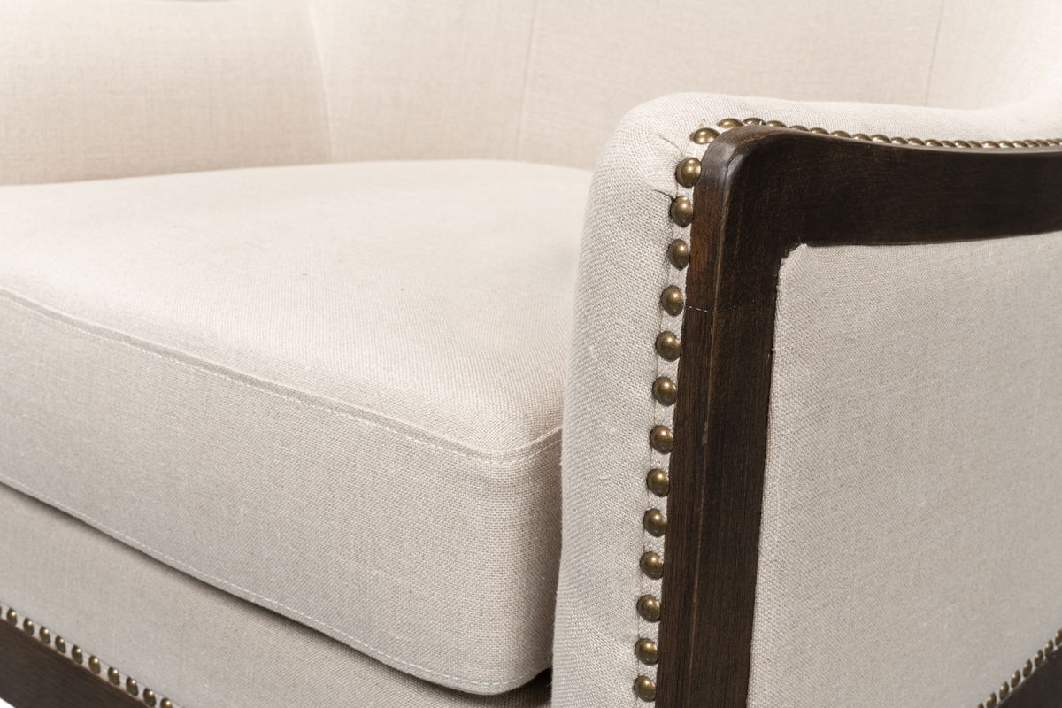 Nolan Chair, by Sarreid, 2'9" length x 2'7" width x 3'9" height View 6