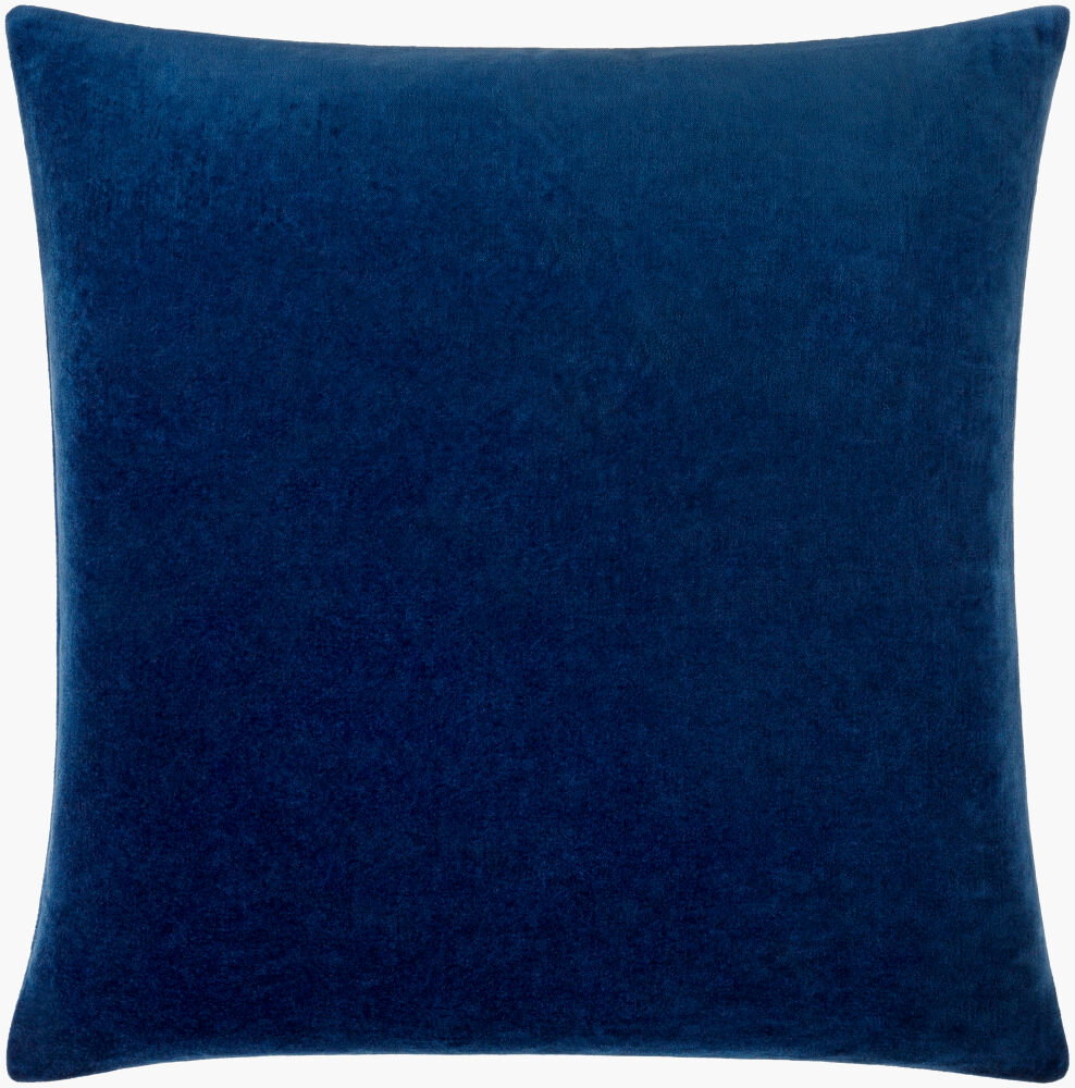 Cotton Velvet Accent Pillow, Decorative Pillow by Surya, 20" length x 20" width