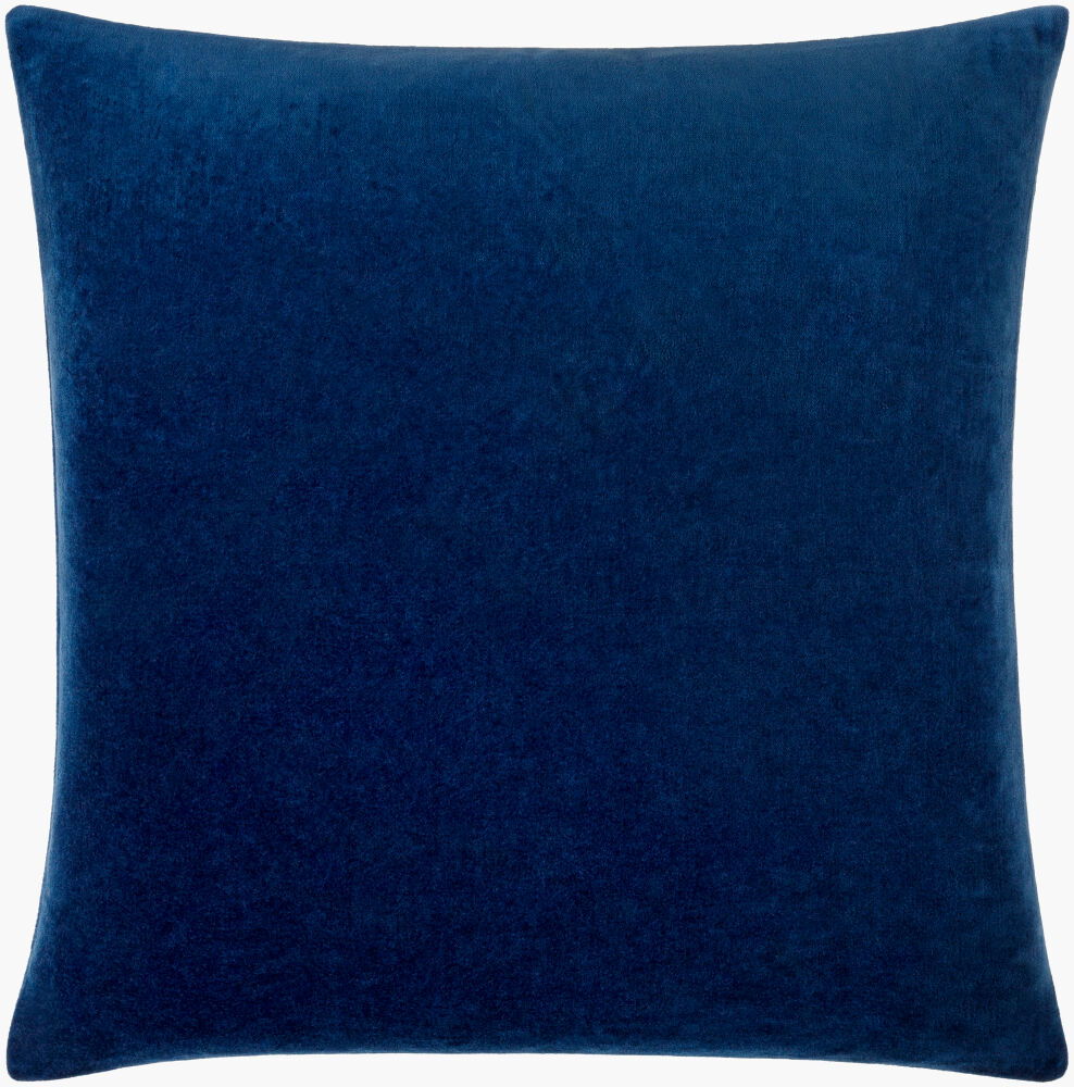 Cotton Velvet Accent Pillow Down, Decorative Pillow by Surya, 20" length x 20" width