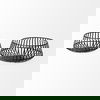 Emilio Set of 2 Black Metal Slated Bowls thumbnail 3