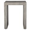 Aerina Modern Gray End Table, Furniture by Uttermost, 20" width x 24" height x 20" depth thumbnail 1