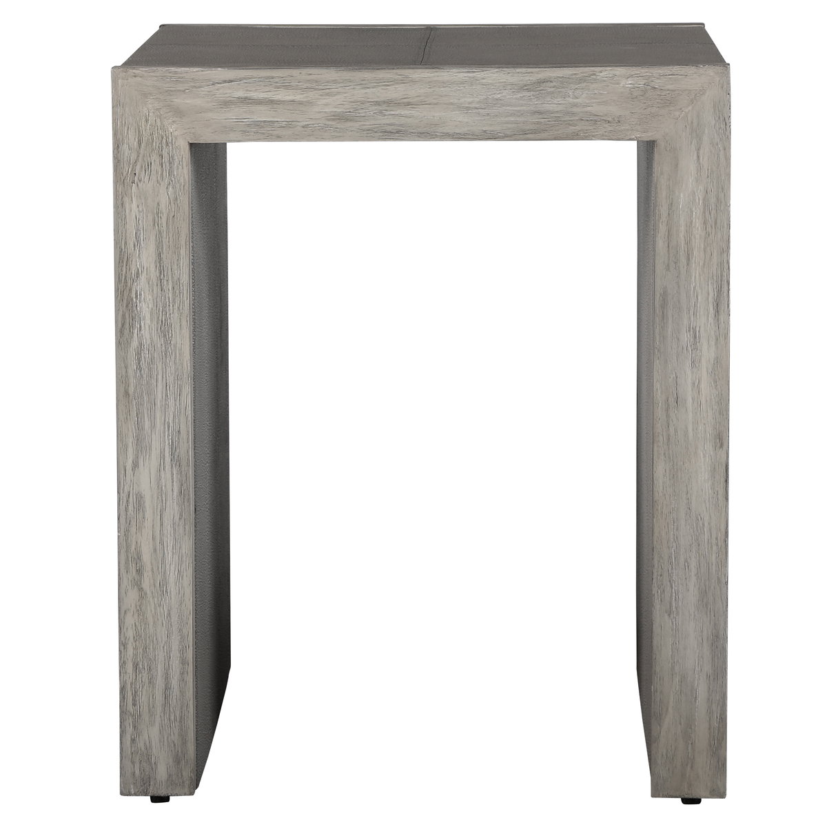 Aerina Modern Gray End Table, Side & End Table by Uttermost, 20" width x 24" height x 20" depth View 1