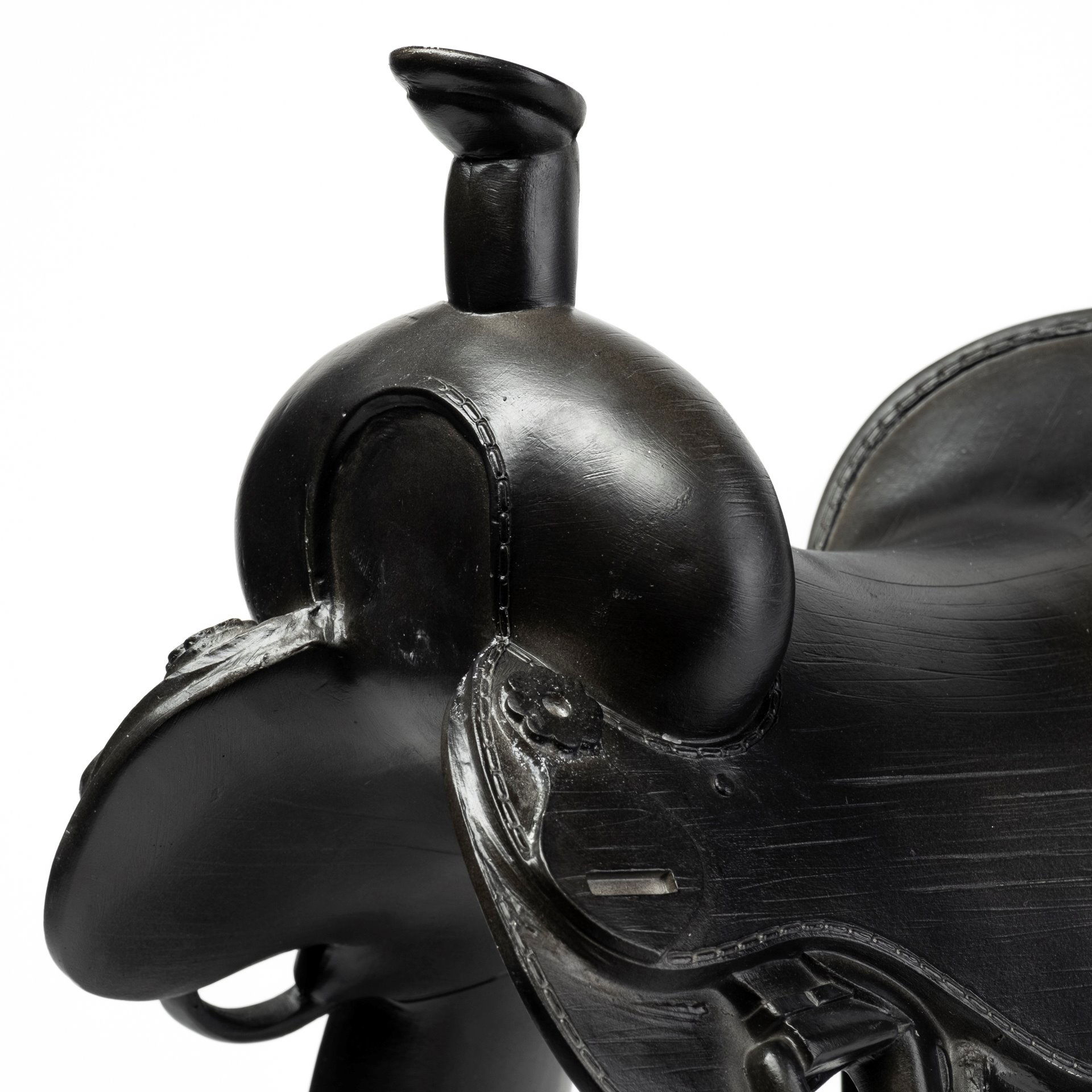 Colt I 9L x 8W Black Equestrian-Inspired Western Horse Saddle large image 
