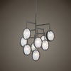 Maxin Dark Bronze 9 Light Chandelier 2 Maxin Dark Bronze 9 Light Chandelier thumbnail 2