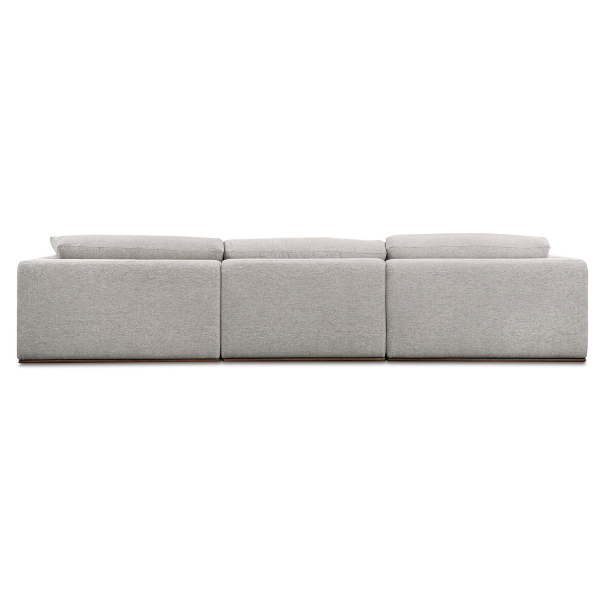 Rue Lounge Modular Sectional Flecked Grey, Sectional Sofa by Moe's Home, 136.2" width x 23.6" height x 81.8" depth View 5