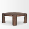 Tammar Round Wood with Tapered Legs Coffee Table thumbnail 4