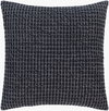 Waffle Accent Pillow, Decorative Pillow by Surya, 18" length x 18" width thumbnail