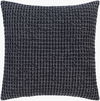 Waffle Accent Pillow Down, Decorative Pillow by Surya, 20" length x 20" width thumbnail