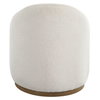 Swirl Swivel Sheepskin Ottoman, by Uttermost, 21" width x 24" height x 21" depth thumbnail 8