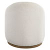 Swirl Swivel Sheepskin Ottoman thumbnail 7