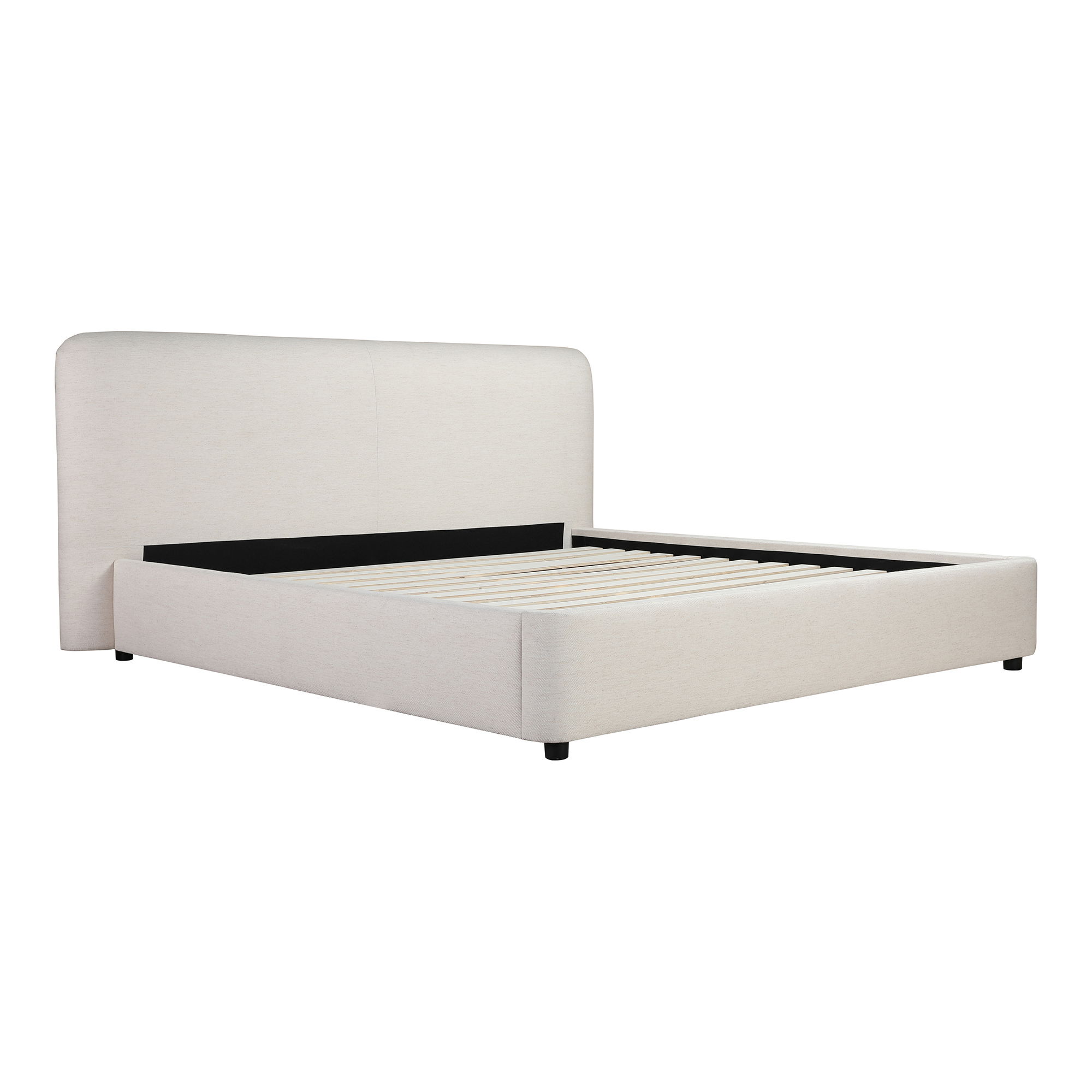 Samara Queen Bed, by Moe's Home, 75" width x 43" height x 88" depth View 3