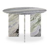Celia Round Dining Table Green Onyx Marble, by Moe's Home, 48" width x 30" height x 48" depth thumbnail 1