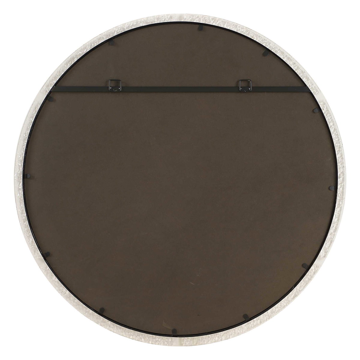 Crystalline Round Mirror, by Uttermost, 37.75" width x 37.75" height x 1.62" depth View 7