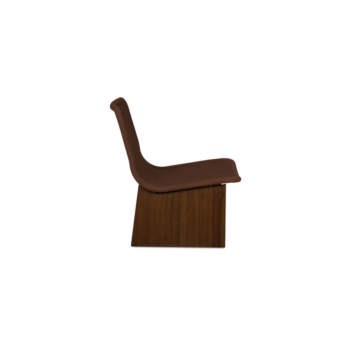 Savanna Outdoor Accent Chair Brown, Outdoor Chair by Moe's Home, 2'2.8" width x 2'6.9" height x 2'6.3" depth View 4