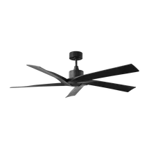 Online Designer Living Room Visual Comfort Fan Aspen Coastal Outdoor 56 Ceiling Fan with Threaded Downrod Midnight Black ABS b