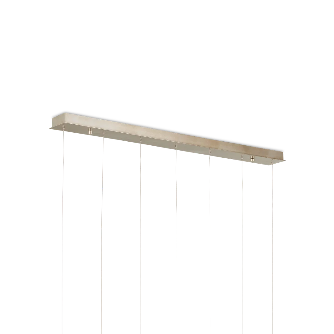 Parish 7 - Light Pendant, by Currey and Company, 57" width x 20.5" height x 5.25" depth View 2