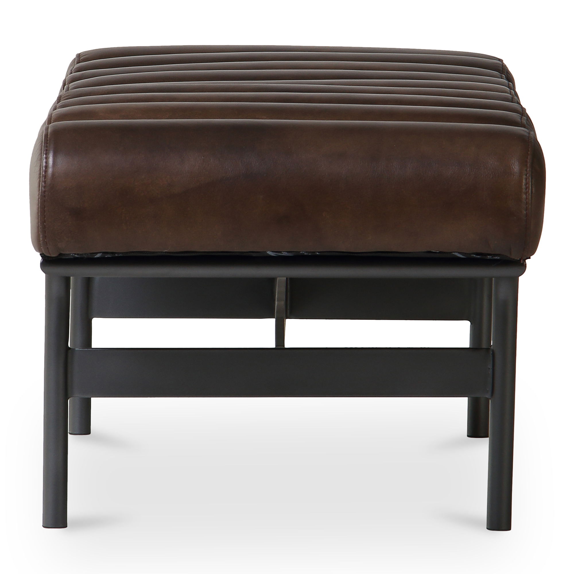 Harrison  Dark Brown, Benche by Moe's Home, 54.75" width x 17.25" height x 20" depth View 3