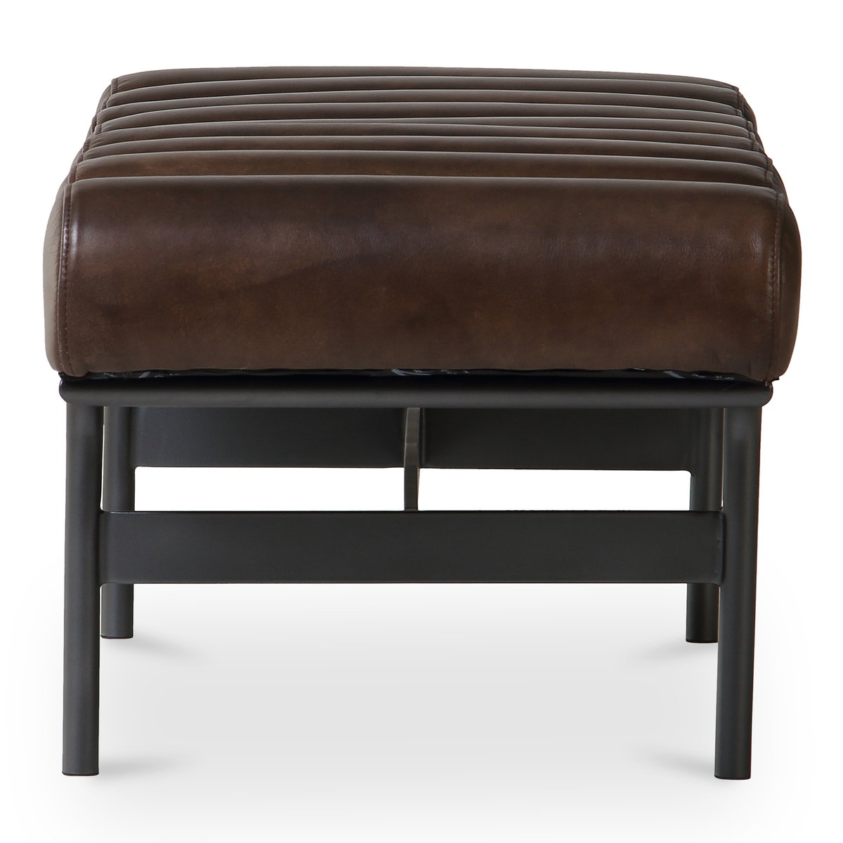 Harrison  Dark Brown, Benche by Moe's Home, 54.75" width x 17.25" height x 20" depth View 3