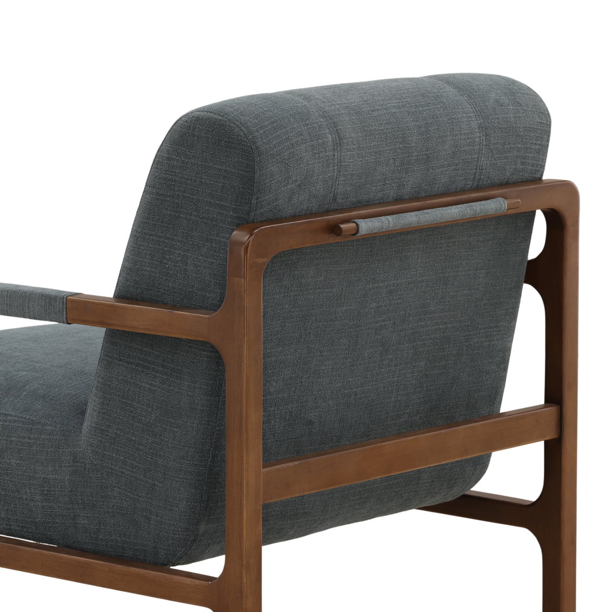 Jordi Occasional Chair Blue, Accent Chair by Dovetail, 29.5" width x 35.2" height x 39" depth View 6