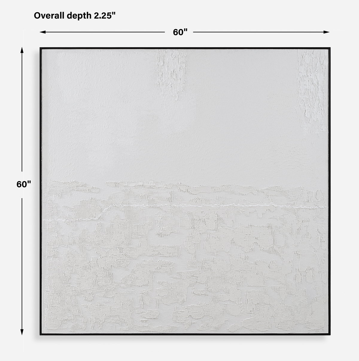 Below The Surface Abstract Art, Painting by Uttermost, 60" width x 60" height x 2.25" depth View 3