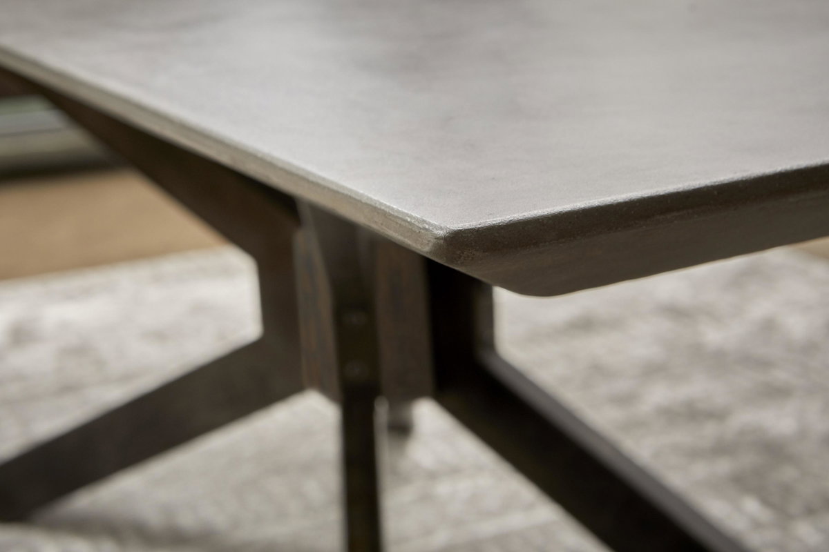 Industry Rectangle Dining Table, by Essentials for Living, 87" width x 30" height x 39.5" depth View 5