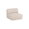 Matina Slipper Chair Oatmeal, Accent Chair by Moe's Home, 36.2" width x 30.7" height x 40.9" depth thumbnail 2