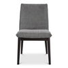 Charlie Dining Chair Dark Grey – Set Of Two, by Moe's Home, 20.25" width x 35" height x 24.25" depth thumbnail 3