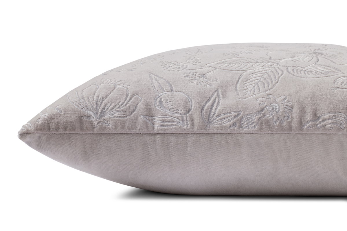 Rifle Paper Co. x Loloi Pillows Pillow, Decorative Pillow, 18" length x 18" width View 2