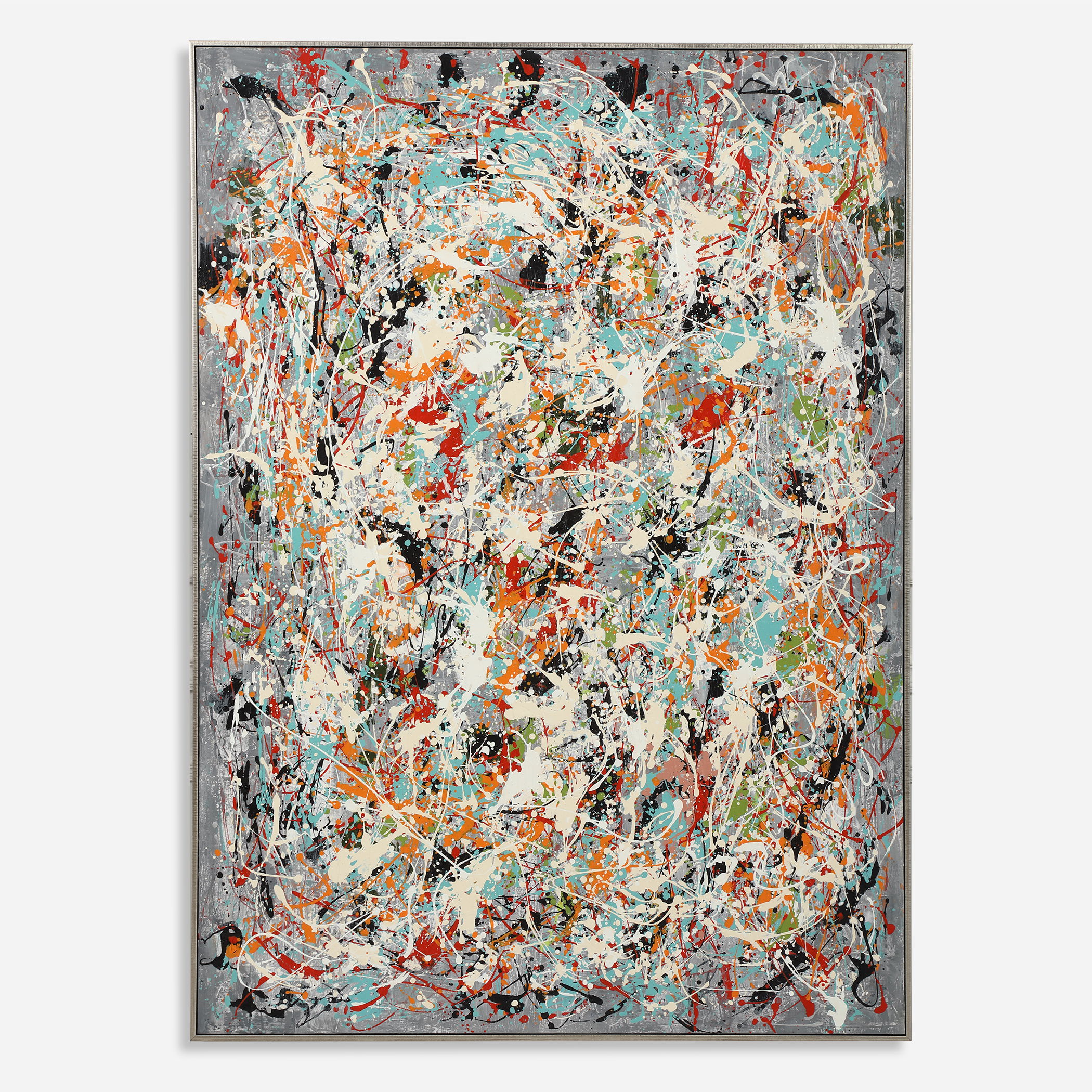 Organized Chaos Hand Painted Canvas large image 