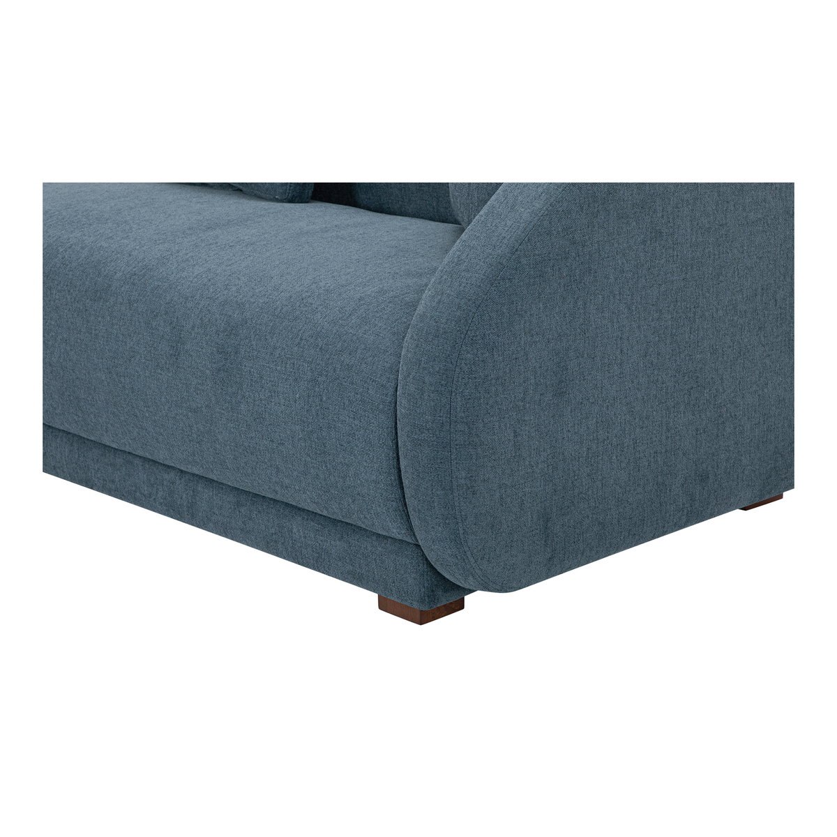 Fraser Right Arm Facing Sofa Deep Blue, Sectional Sofa by Moe's Home, 70" width x 31.5" height x 34.3" depth View 5