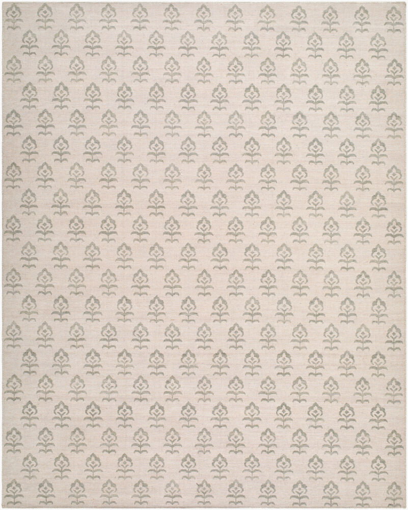 Flora Machine Woven Rug, by Surya, 11'11.7" length x 9'2.24" width